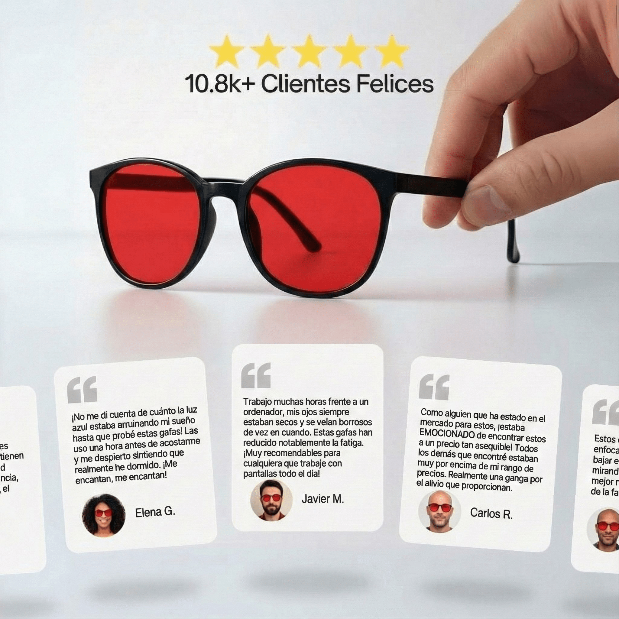 Gafas de luz azul sin graduar unisex - Orenza