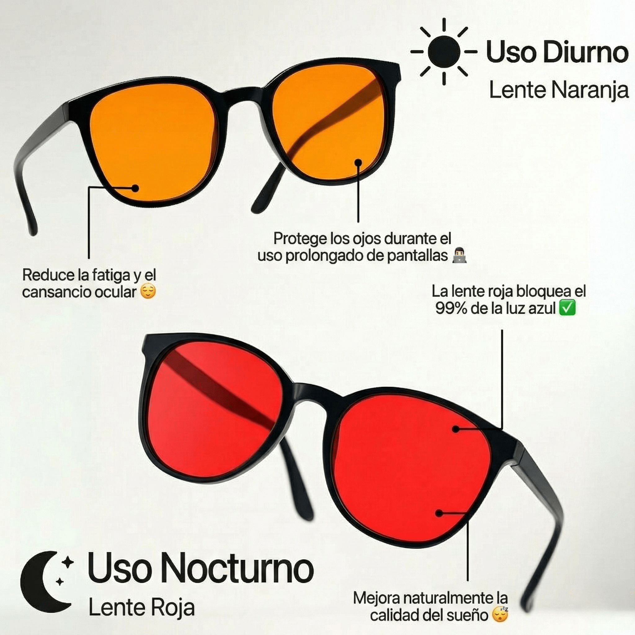 ORENZA® - Gafas Bloqueo Luz Azul Unisex