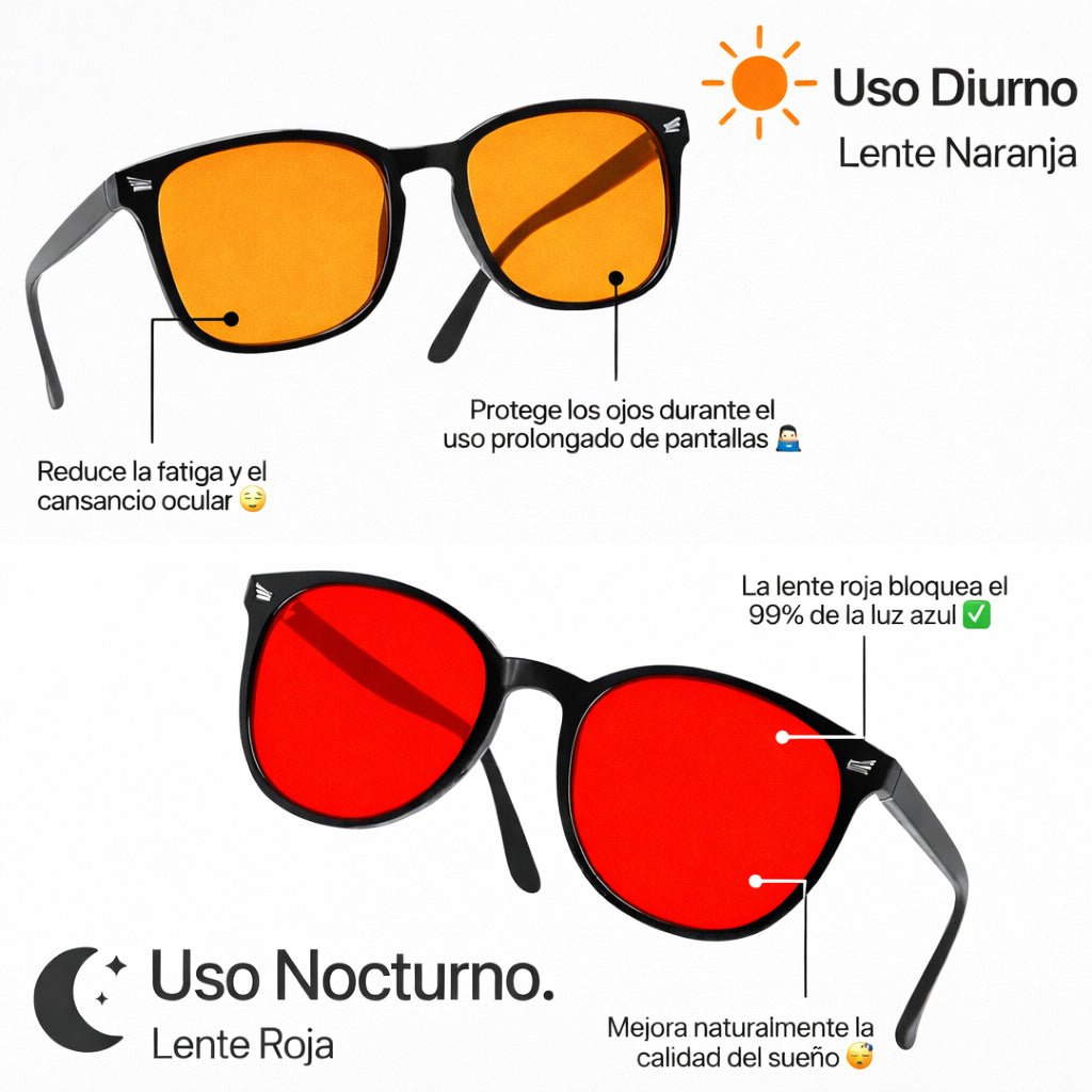 Gafas de luz azul sin graduar unisex - Orenza